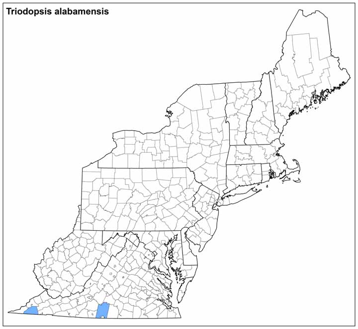 Triodopsis alabamensis Range Map